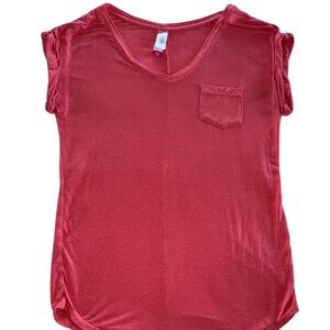 No Boundaries Hot Pink Short Sleeve Tee Size Small